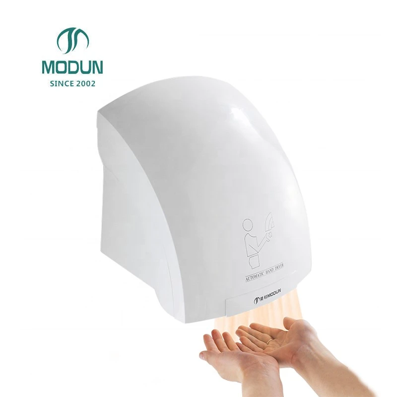 S&egrave;che-mains &eacute;lectrique automatique classique &agrave; montage mural activ&eacute; par capteur Modun 2000 W pour usage h&ocirc;telier et domestique