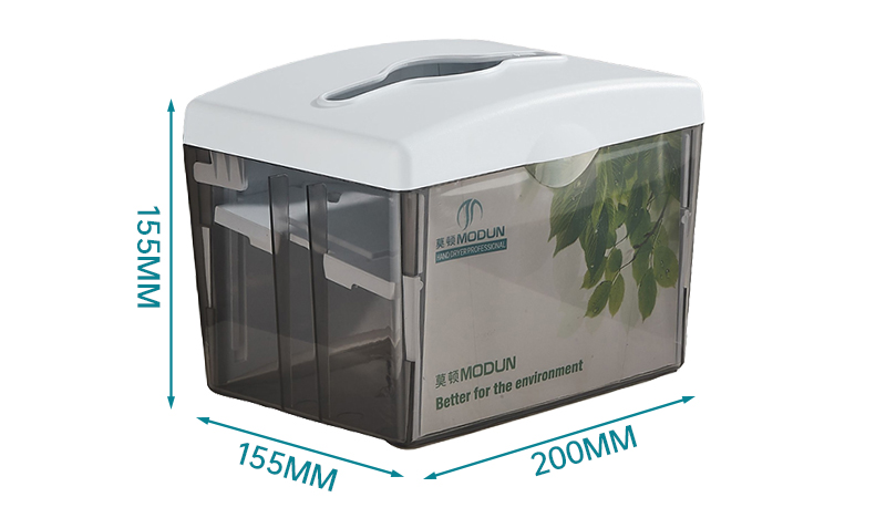 Distributeur de serviettes pliables en Z, comptoir de Table noir Transparent en plastique moderne pour usage hôtelier 5817G