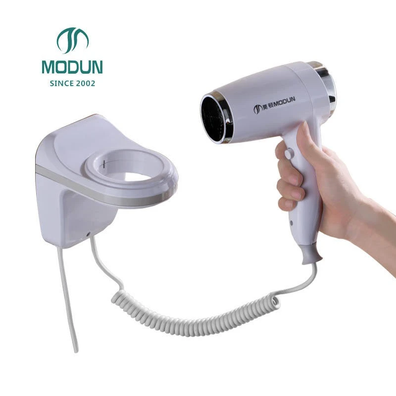 S&egrave;che-cheveux mural &agrave; moteur AC pour h&ocirc;tel Commercial, avec buse de concentrateur, &eacute;lectrique en plastique, usage domestique et de voyage, M-1288L-1