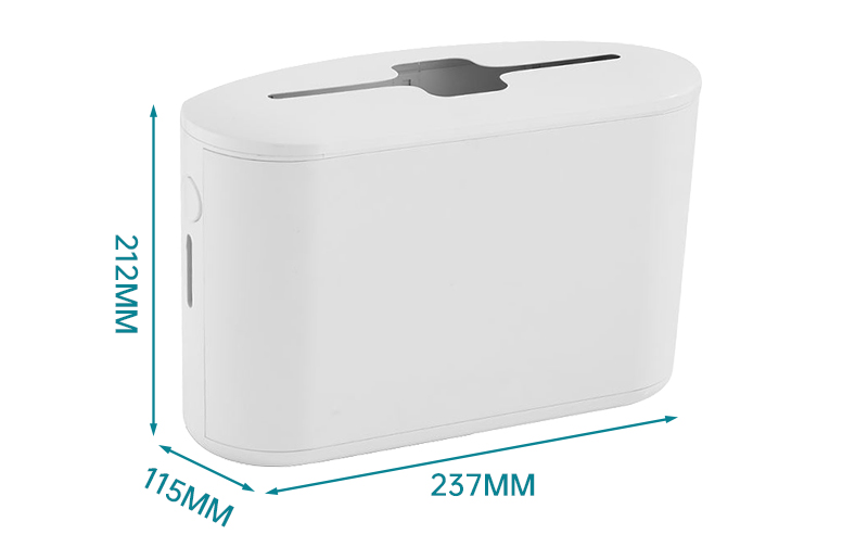 Distributeur de serviettes en papier multi-plis en plastique moderne, boîte à mouchoirs debout pour hôtel ou usage domestique 5857W