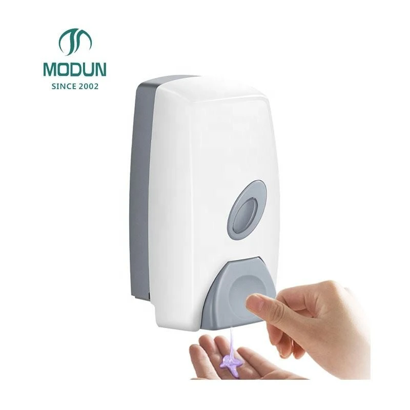 Distributeur manuel en plastique mural, distributeur de savon de toilette M-6201