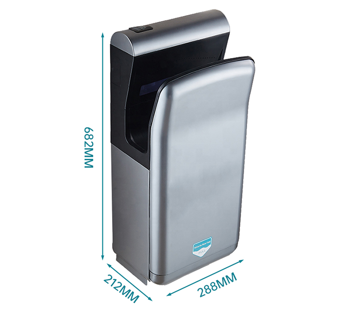 Modun Commercial hôtel capteur activé Jet d'induction sèche-mains filtre conception mince 10s temps de séchage pour les toilettes