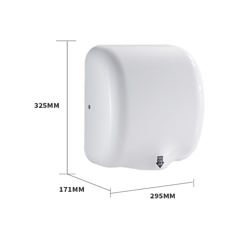 MODUN M-9999 MIRROR Sèche-mains à jet à haute vitesse 1200W ABS Sèche-mains en plastique pour salle de bain commerciale